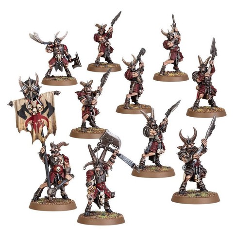 Beastmen bestigors herd - beastmen,